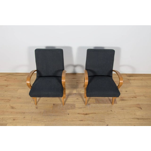 Mid-Century Armchairs, Former Czechoslovakia, 1960s, Set of 2 For Sale - Image 6 of 18