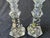 Hollywood Regency Vintage Cut Crystal Salt & Pepper Pedestal Shakers a Pair For Sale - Image 3 of 16