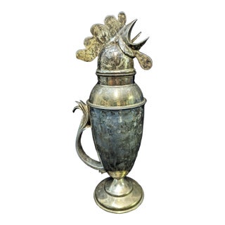 Vintage Restoration Hardware Rooster Martini Shaker 1990s For Sale