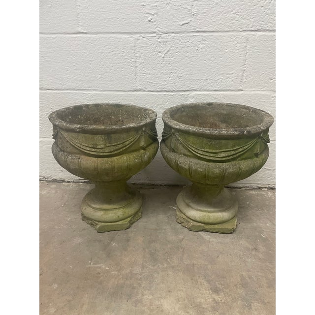 Etruscan Revival Late 19th Century Pair of French Outdoor Planters For Sale - Image 3 of 8