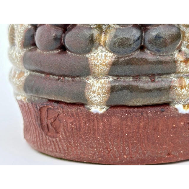 Horst Kerstan Beehive Pottery Vase For Sale - Image 4 of 8
