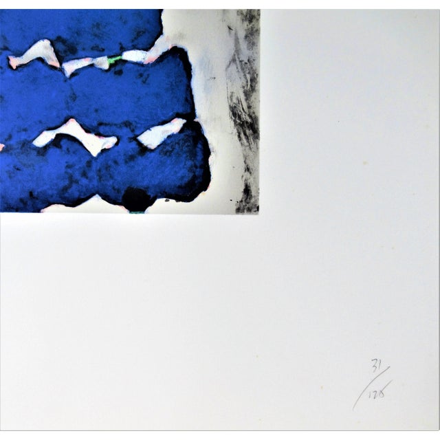 Donald Sultan Donald Sultan, Blue Flower, 1991 For Sale - Image 4 of 6