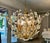 1990s Botanical Inspired Chandelier With Delicate Crystal "Buds" and Leaves Branching Out For Sale In Miami - Image 6 of 7