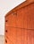Semi-Circular Teak Chest of Drawers with Lock, 1950s For Sale - Image 3 of 10
