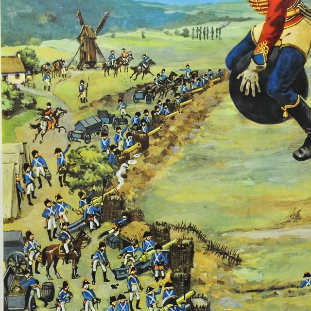 Munchausen Lying Baron Fairy Tale Wall Chart Picture Poster For Sale - Image 4 of 5