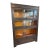 Globe Wernieke Mission Barrister Bookcase Quarter Sawn 3 Stack + Drawer + Crown + Bevelled Glass For Sale