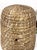 Traditional made round bee hive made of straw or dried grass. Several strands of straw are bundled together to form the...