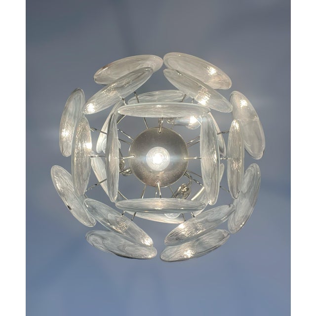 Vintage Italian Murano Chandelier, 1990s For Sale - Image 9 of 18