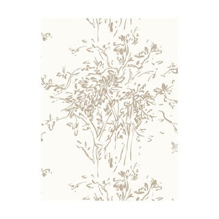Sample - The House of Scalamandré Kurt Wallpaper, Dune For Sale