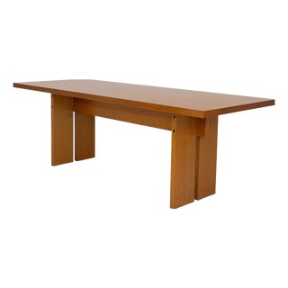Rectangular Wooden Table, 1970s For Sale