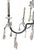 Elegant Italian Rock Crystal & Black Metal Chandelier. 20th Century. For Sale In Los Angeles - Image 6 of 11