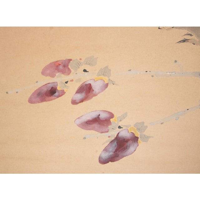 "Mouse and Fruits", Meiji Era Japanese Watercolor Painting For Sale In Dallas - Image 6 of 12