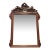 Hand Carved Wooden French Mirror For Sale