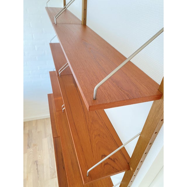 Teak Shelving System in the style of Poul Cadovius, 1960, Set of 11 For Sale - Image 13 of 17