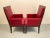 Holly Hunt 1980s Red Leather Dinning Chairs Set of 8 For Sale - Image 10 of 13