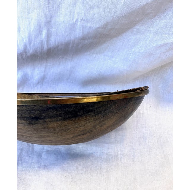 Amplify the exotic nature of your rustic modern decor with this handsome bowl crafted of authentic horn. This unique bow...