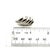 1990s 1990s Pair of Tiffany & Co Omega Back Earrings Sterling Silver Estate For Sale - Image 5 of 8