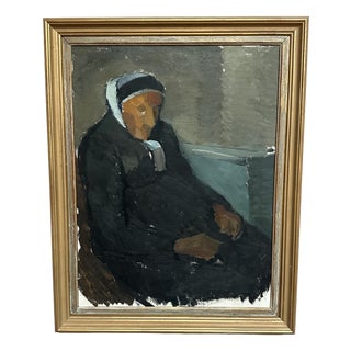 Anna Barbara Weinreich, Gumma, 1950s, Oil on Canvas, Framed For Sale