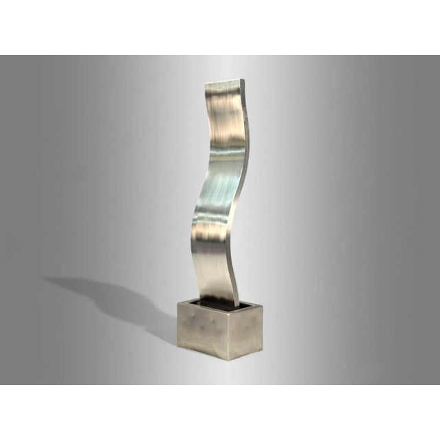 Archie Held, Contemporary, Stainless Steel, Monumental Water Sculpture, Usa 2000 For Sale - Image 4 of 10