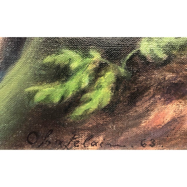 Modern Jules Robert Chatelain, La Drize de Troinex, Genève, 1963, Oil on Canvas, Framed For Sale - Image 3 of 10