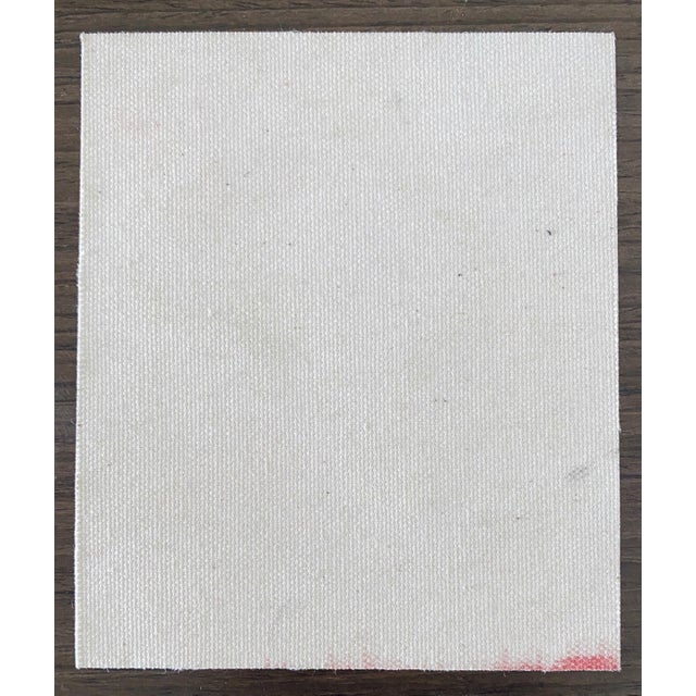 Don Ahn, Gestural Abstraction, Miniature Abstract Expressionist Korean Modernist Painting, 1986 For Sale In Miami - Image 6 of 9