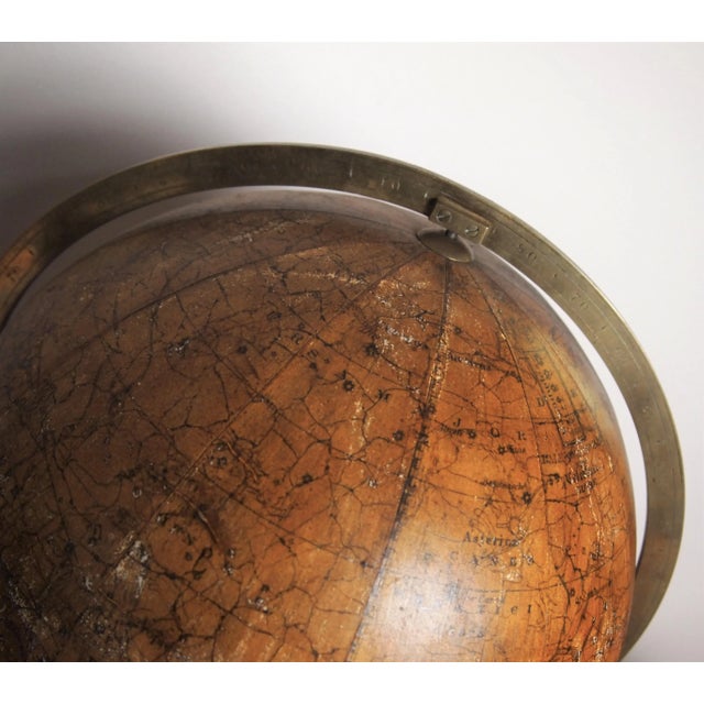Traditional Celestial Globe With Brass Meridian For Sale - Image 3 of 7