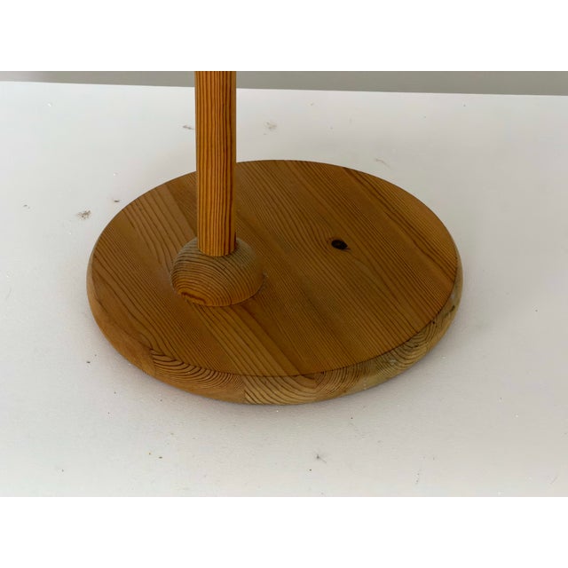 Swedish Adjustable Pine Floor Lamp, 1970s For Sale - Image 6 of 8