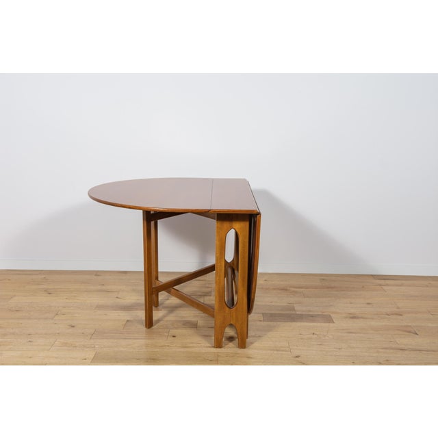 Mid-Century Modern Round Drop Leaf Dining Table from Jentique, United Kingdom, 1960s For Sale - Image 6 of 18