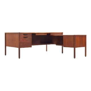 Jens Risom Mid Century Corner Desk For Sale
