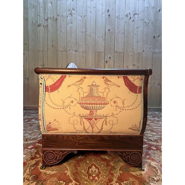 Wood Charles X Recamier Bench For Sale - Image 7 of 11