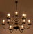 Flemish 2-Tier Chandelier with Fish For Sale - Image 4 of 5
