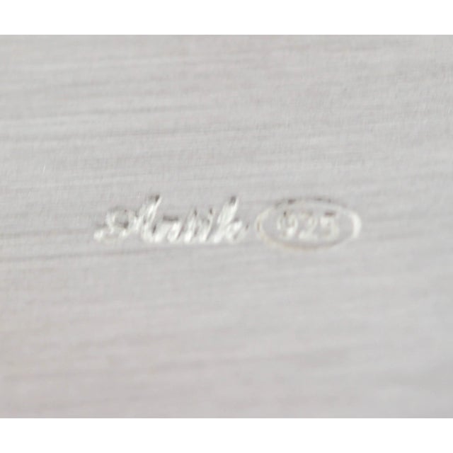 2020s Sterling Modernism Candlesticks - A Pair For Sale - Image 5 of 6