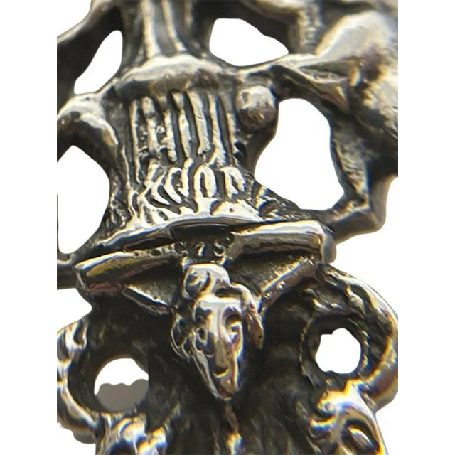 Dutch Silver Occasional Spoon with Stork Handle by Gerardus Schoorl, 1904 For Sale - Image 6 of 8