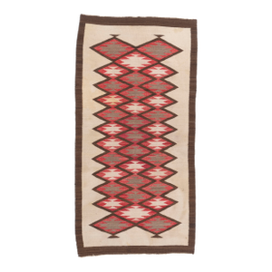 Vintage Circa 1950 Navajo Style Rug 3'5 X 6'10