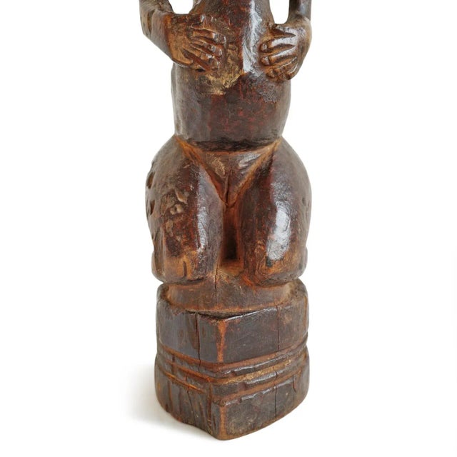 Vintage Songye Carved Wood Female Figure For Sale - Image 10 of 13