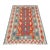 Vintage Turkish Kilims: Handwoven Geometric Flat Weave Rug - 3′6″ X 5′9″ For Sale