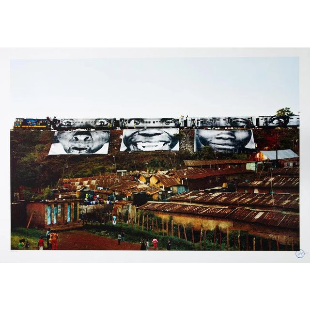 JR, Action in Kibera Slum, 2009, Original Signed Lithograph For Sale - Image 6 of 6