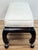 Antique White Vintage Late 20th C Ming Style Rolling Bench For Sale - Image 8 of 12