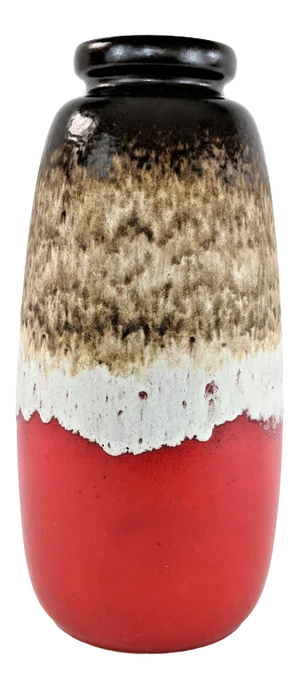 Scheurich Ceramic West German Hand Decorated Vase 234-47