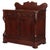 Antique Carved Walnut 2-Door 2-Drawer Washstand With Backsplash Unsigned C1900 Measures - 36 7/8" x 35 3/4" x 19 3/4" A...