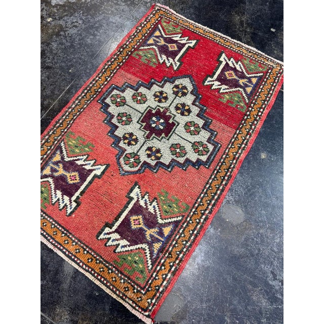 Early 21st Century Turkish Yastik Rug 1'10" x 2'11" For Sale - Image 5 of 5