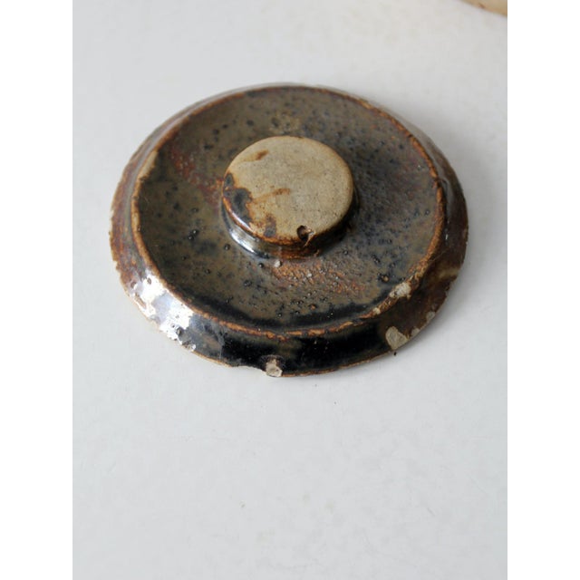 Antique Stoneware Bean Pot For Sale - Image 11 of 12