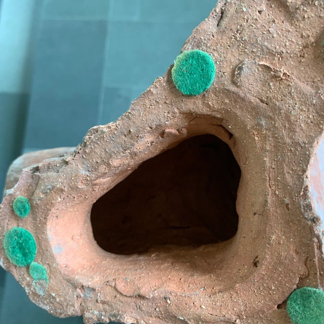 Mid 20th Century Decorative Terra Cotta Pigeon Set - Set of 2 For Sale In Philadelphia - Image 6 of 9