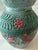 Handmade Sgraffito Pottery Vase With Butterfly and Floral Design For Sale In Austin - Image 6 of 9