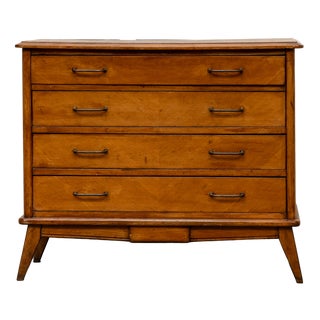 Vintage Scandinavian Chest of Drawers in Oak, 1960s For Sale
