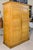 Antique Rustic Two-Door Wardrobe in Yellow Lacquered Fir Wood, Italy, 1800s For Sale - Image 4 of 18