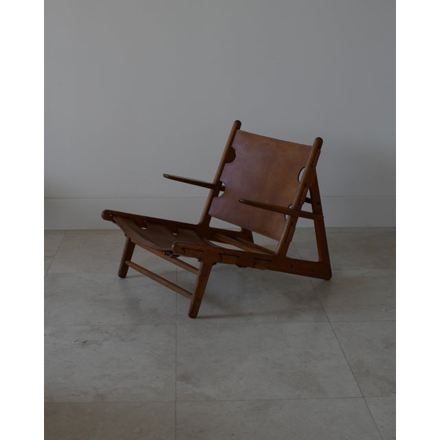 1950s 1950 Attributed to Borge Mogensen Hunting Chair for Frederica, Denmark For Sale - Image 5 of 13