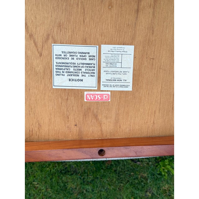 Copper Vintage Mid Century Modern Danish Teak Extendable Dining Table Set-4 For Sale - Image 8 of 12