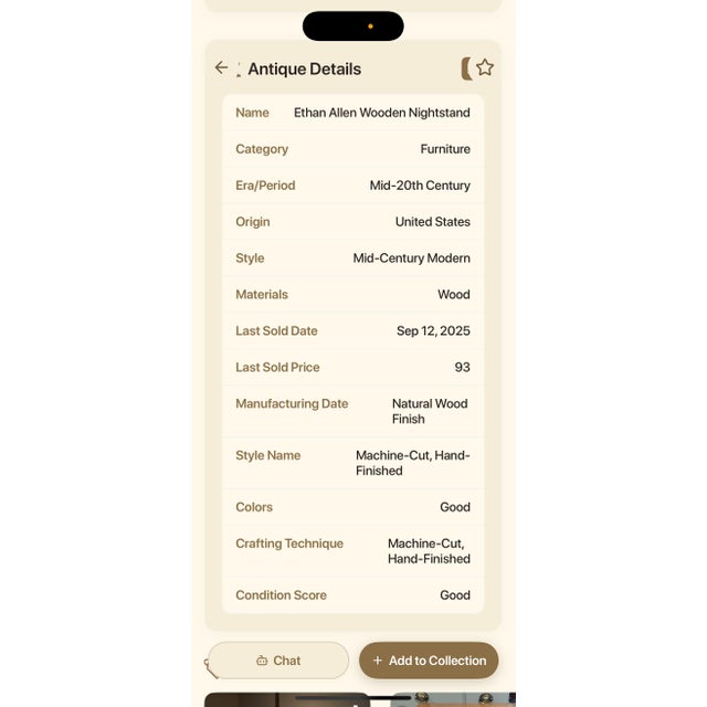 Mid-Century Modern 1960s Pair of Solid Maple Colonial Revival End Tables With Sculpted Arch Supports, Attributed to Ethan Allen For Sale - Image 3 of 8