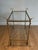 1940s Neoclassical style brass drinks trolley with cherubs For Sale - Image 4 of 12